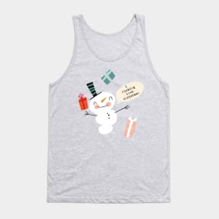 Snowmen Fucking Love Christmas Tank Top